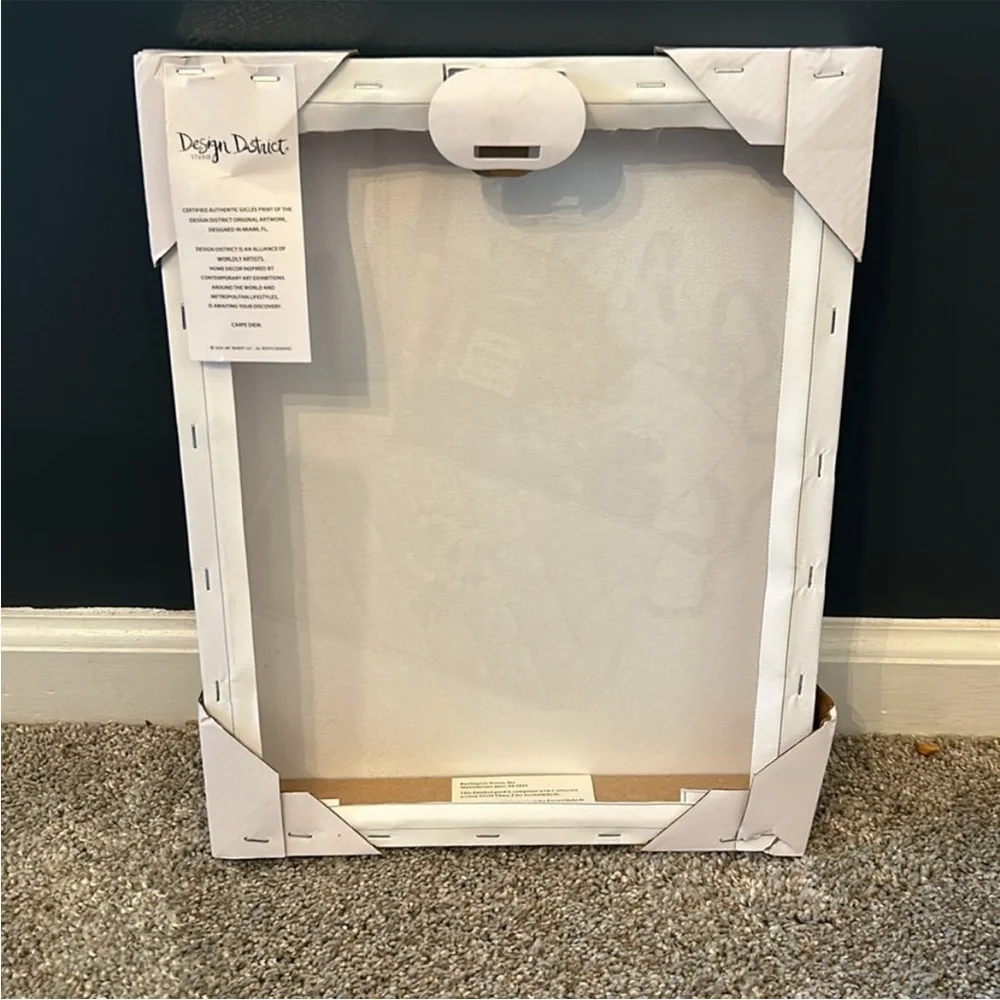 Design District Studio Designer Canvas Wall
Art With Glitter - Picture 3 of 4